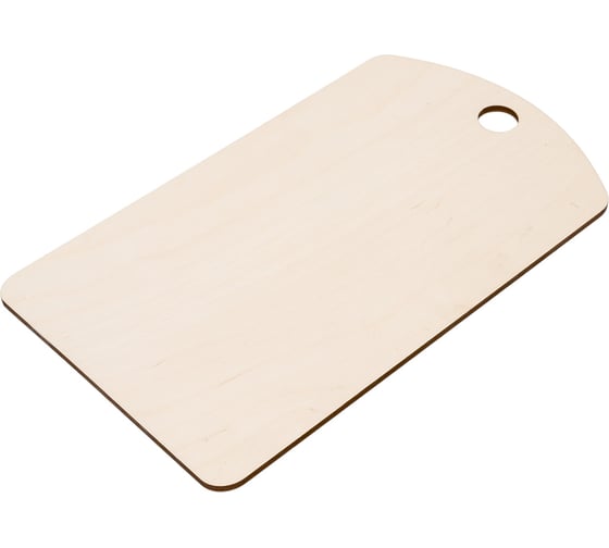 Изображение товара Разделочная доска Mallony 20х35 см, фанера, 6 мм, береза 006042