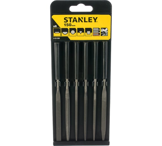 Изображение товара Набор надфилей 6 шт, 150 мм Stanley 0-22-500