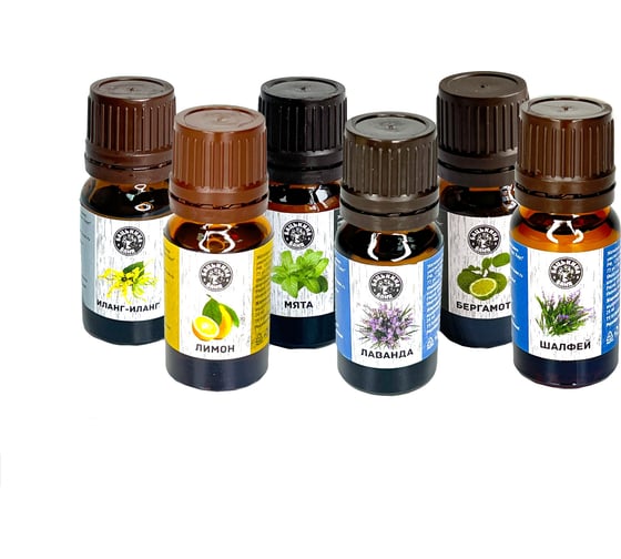 Изображение товара Эфирные масла натуральные Бацькина баня набор аромамасла Омолаживающий микс 6 шт. 16-6-набор-молод-ВИ