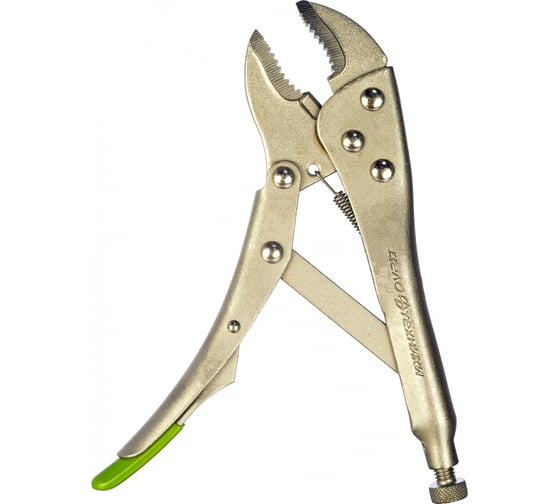 Изображение товара Зажим с фиксатором с полукруглым захватом Дело Техники 180мм 430175