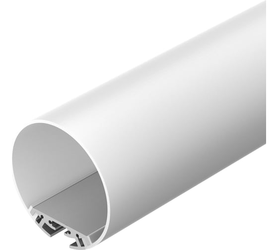 Изображение товара Профиль с экраном Arlight SL-ROUND-D60-2500 ANOD+OPAL 0 20474 020474
