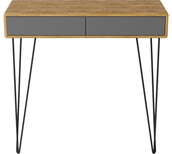 Изображение товара Стол-консоль Мебелик Телфорд дуб американский/графит 7022