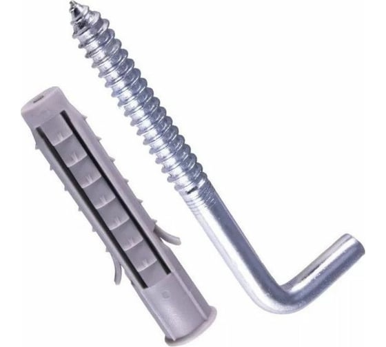 Изображение товара Дюбель с прямым крюком Госкреп 10 мм, 2 шт. 4-0013350