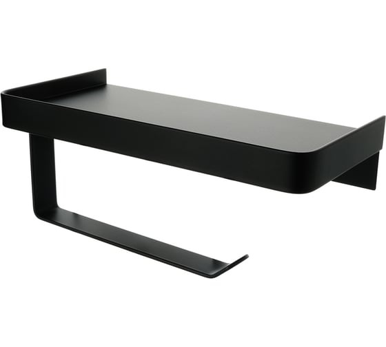 Изображение товара Бумагодержатель с полкой для телефона FIXSEN HOTEL черный FX- 31011B