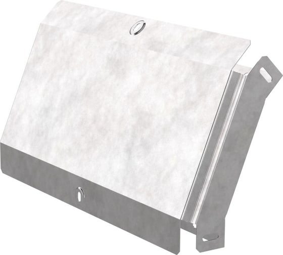 Изображение товара Вертикальный внешний угол 45 градусов с крышкой Промрукав стандарт 400x50 1шт PR16.0574