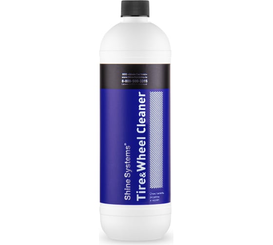 Изображение товара Очиститель резины и колес Shine systems Tire&Wheel Cleaner, 900 мл SS591