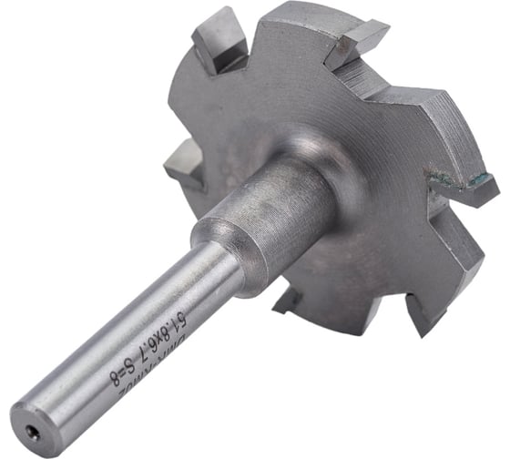 Изображение товара Фреза для выравнивания дна (слэбовая) 51.8x6x65 мм, ц/х 8 мм, Z6 PROCUT DMR-KM02