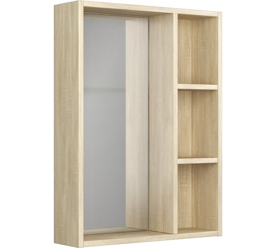 Изображение товара Зеркало-шкаф UNCORIA Дора 60, дуб сонома  66061