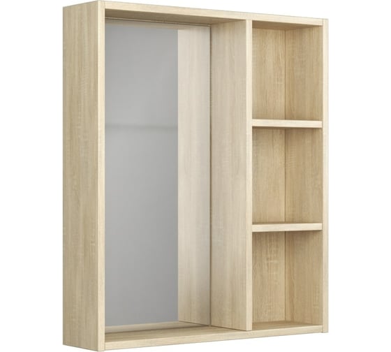 Изображение товара Зеркало-шкаф UNCORIA Дора 70, дуб сонома 67019