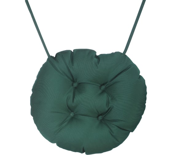 Изображение товара Круглая подушка-сидушка для мебели Mona Liza диам. 40 см, бостон, зеленая 519151/4