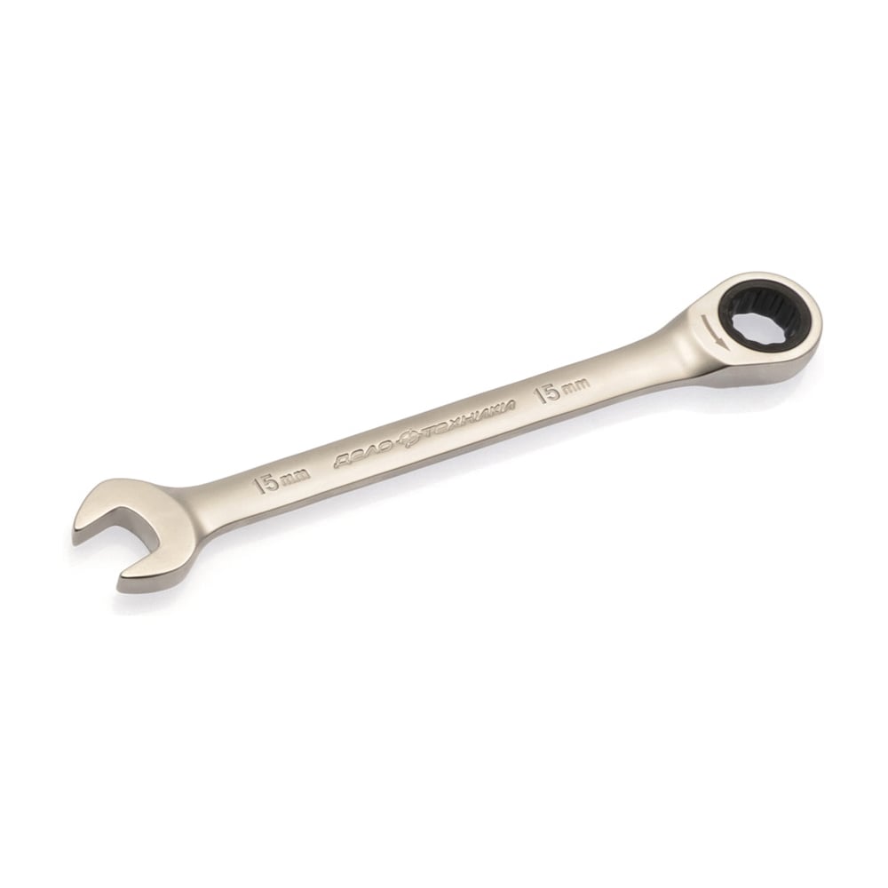 Изображение товара Комбинированный трещоточный ключ 15 мм ДТ 100/5 Дело Техники