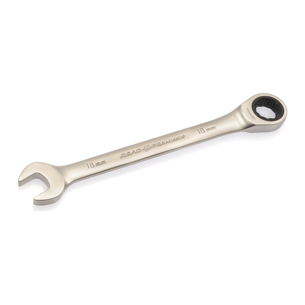 Изображение товара Комбинированный трещоточный ключ 18 мм ДТ 100/5 Дело Техники