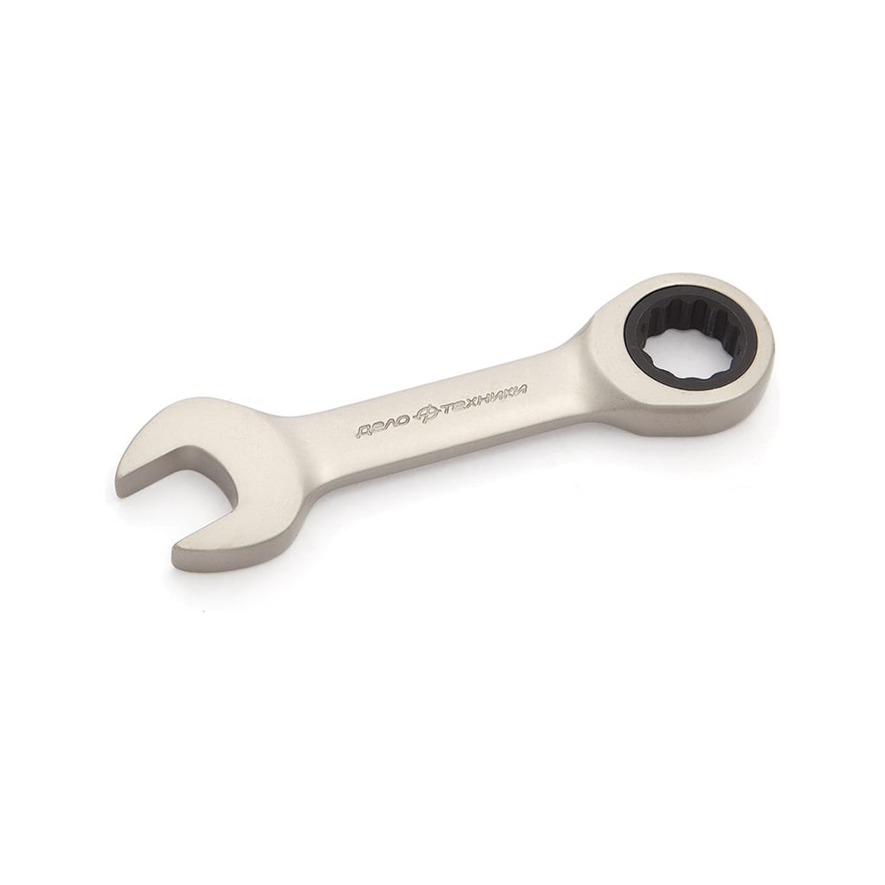 Изображение товара Комбинированный трещоточный короткий ключ 19 мм Дело Техники 515619 для профессионального использов