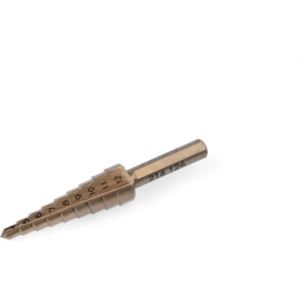 Изображение товара Сверло ступенчатое по металлу 4-12 мм Дело Техники 216124