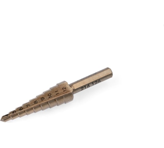 Изображение товара Сверло ступенчатое по металлу Дело Техники, 9 ступ., Ø4-12мм 216124