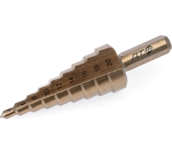 Изображение товара Сверло ступенчатое по металлу Дело Техники, 9 ступ., Ø4-20мм 216204