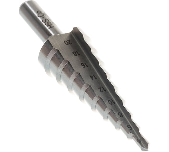 Изображение товара Сверло ступенчатое по металлу Дело Техники, 9 ступ., Ø4-20мм 216204