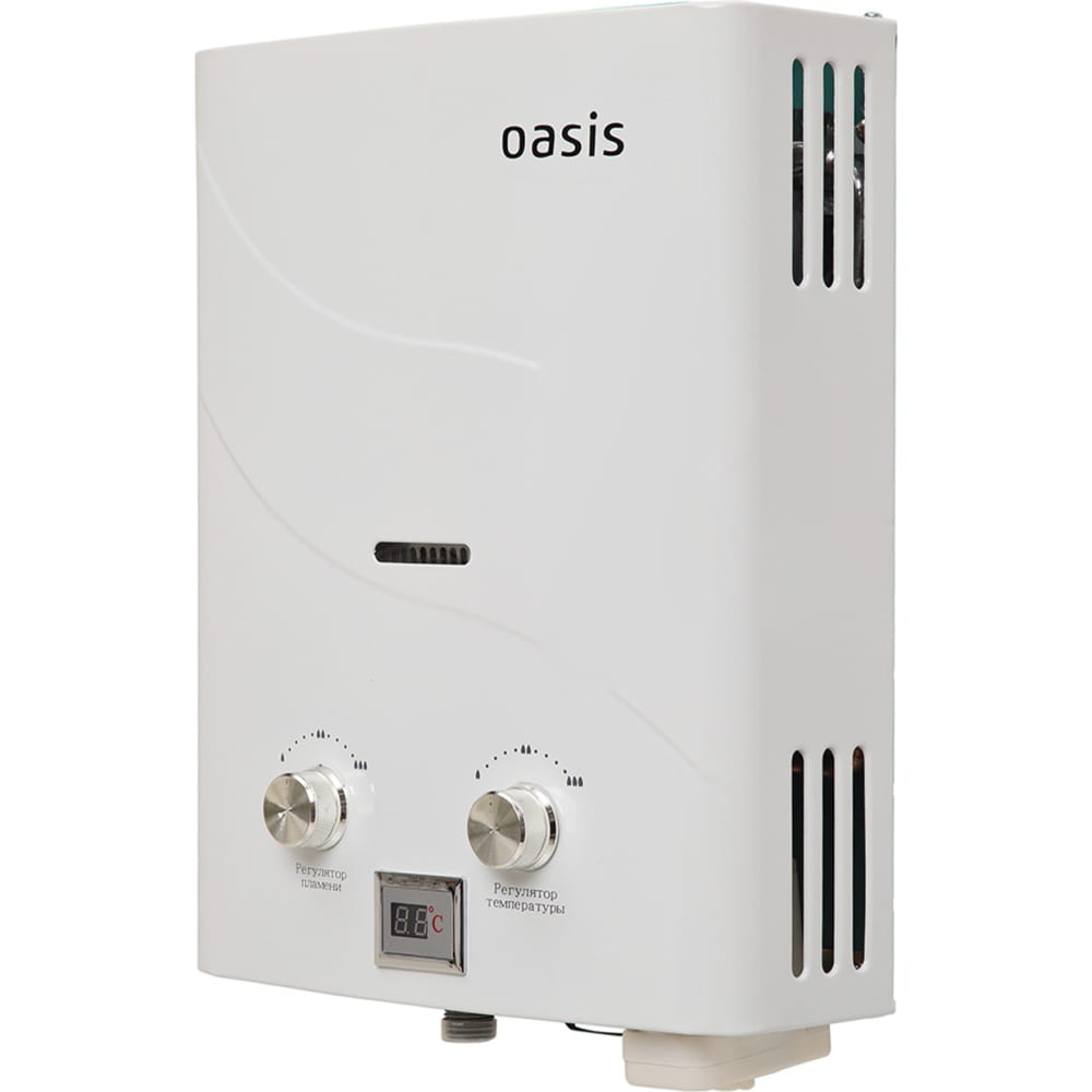 Газовый бездымоходный водонагреватель OASIS газовый проточный водонагреватель vilterm s13