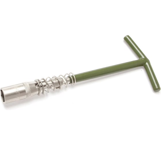 Изображение товара Свечной ключ Дело Техники карданный с резиновой вставкой 21×240мм 547321