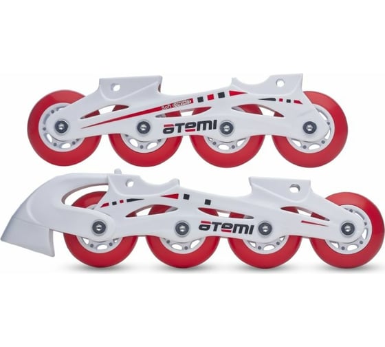 Изображение товара Роликовая рама для фигурных коньков ATEMI Cross, красно-белый, р.30-33 00000111262