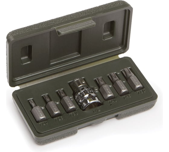 Изображение товара Набор вставок Дело Техники TORX 3/8", длина 30 мм, 7 предметов 626187