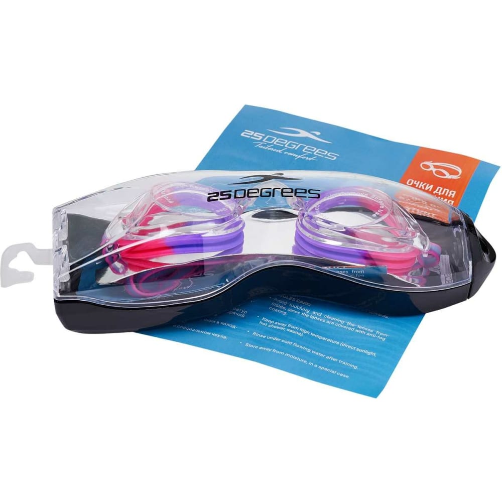 Очки для плавания 25Degrees очки для плавания atemi b101m зеркальные силикон чёрный