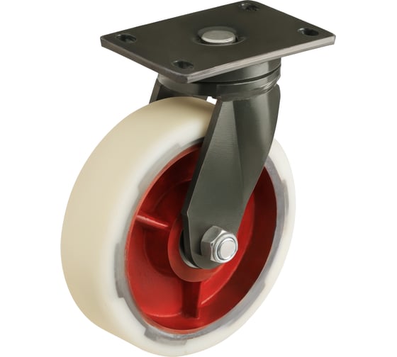 Изображение товара Колесо поворотное сверхбольшегрузное нейлоновое SHdn85 250 мм, 2500 кг А5 1007634