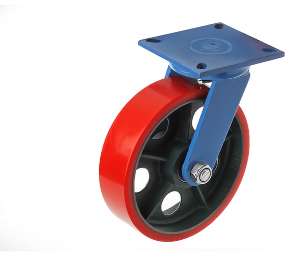 Изображение товара Колесо сверхбольшегрузное полиуретановое поворотное SHpo85 250 мм, 950 кг А5 1007626