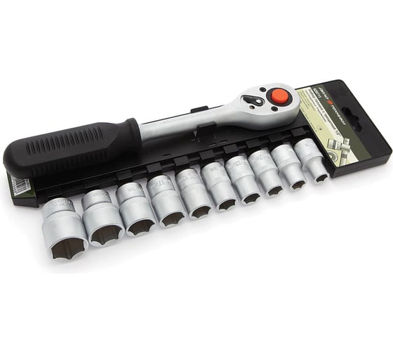 Изображение товара Набор головок Дело Техники шестигранных с трещоткой 1/2", 11предм 620711