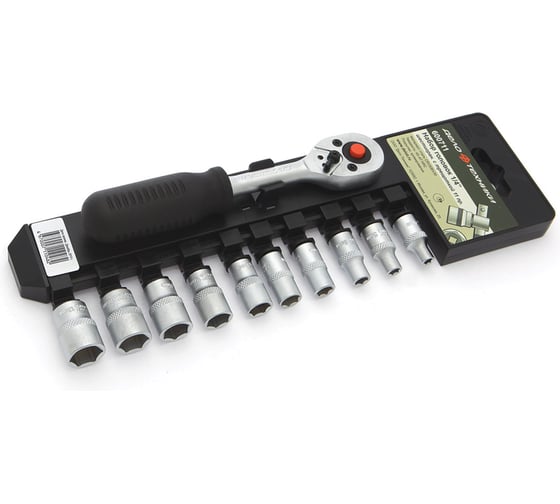 Изображение товара Набор головок Дело Техники шестигранных с трещоткой 1/4", 11предм. 600711