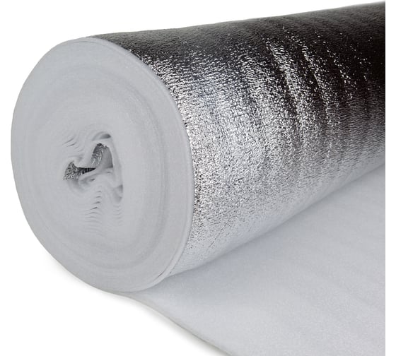 Изображение товара Вспененный полиэтилен (подложка) с лавсаном НПС Развитие НПЭ-ЛП 5 мм, 30 кв. м 4620018381791