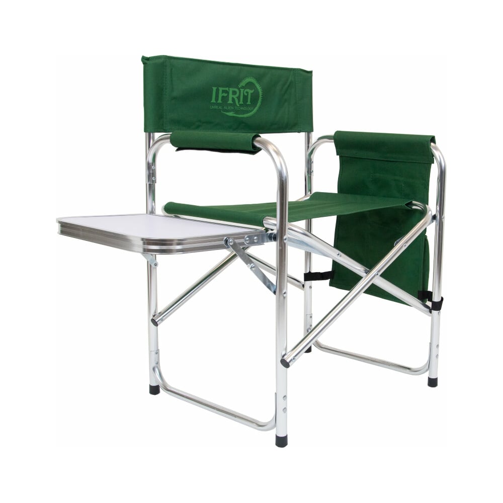 Изображение товара Кресло с органайзером и столом Ifrit Marid алюминий 600D oxford зеленый МКТ-991