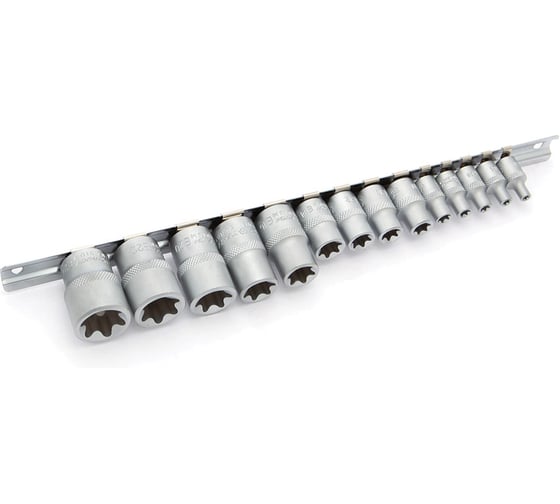 Изображение товара Набор головок Дело Техники TORX 1/4", 3/8", 1/2", 14шт. 623714