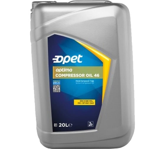 Изображение товара Компрессорное масло OPTIMA COMPRESSOR OIL 46 / DP 6521 DAH (20л) OPET 602084187