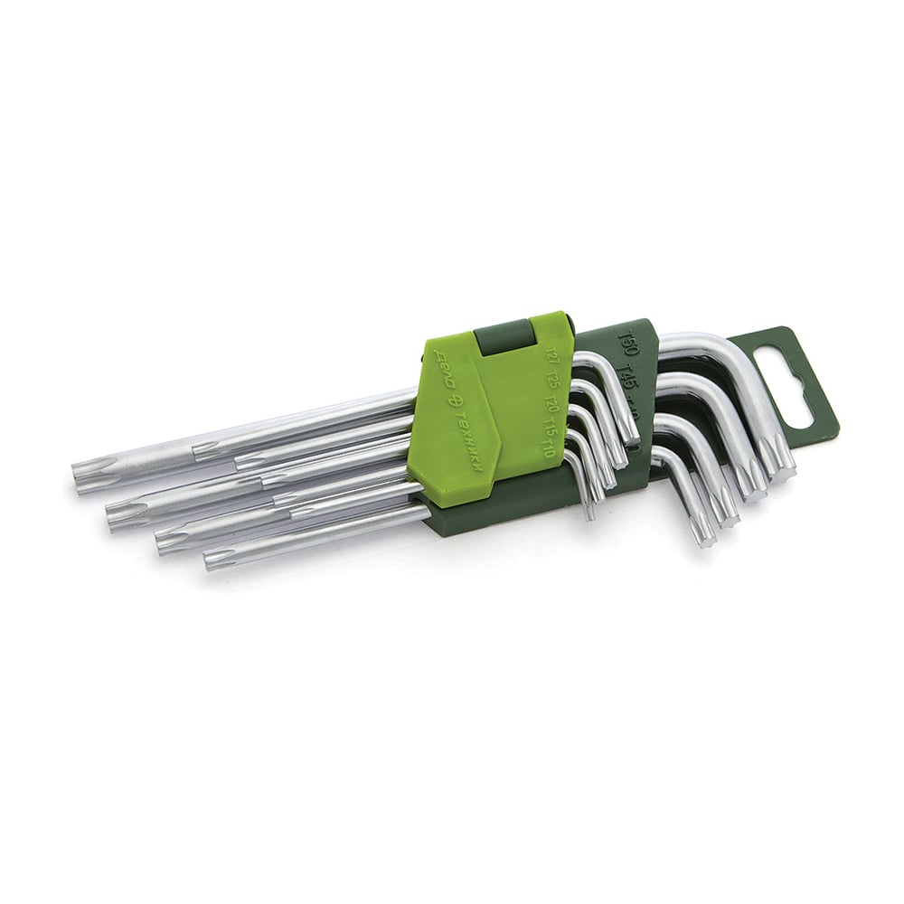 Изображение товара Набор ключей Torx 9 шт. Дело Техники 563091 профессиональный CrV