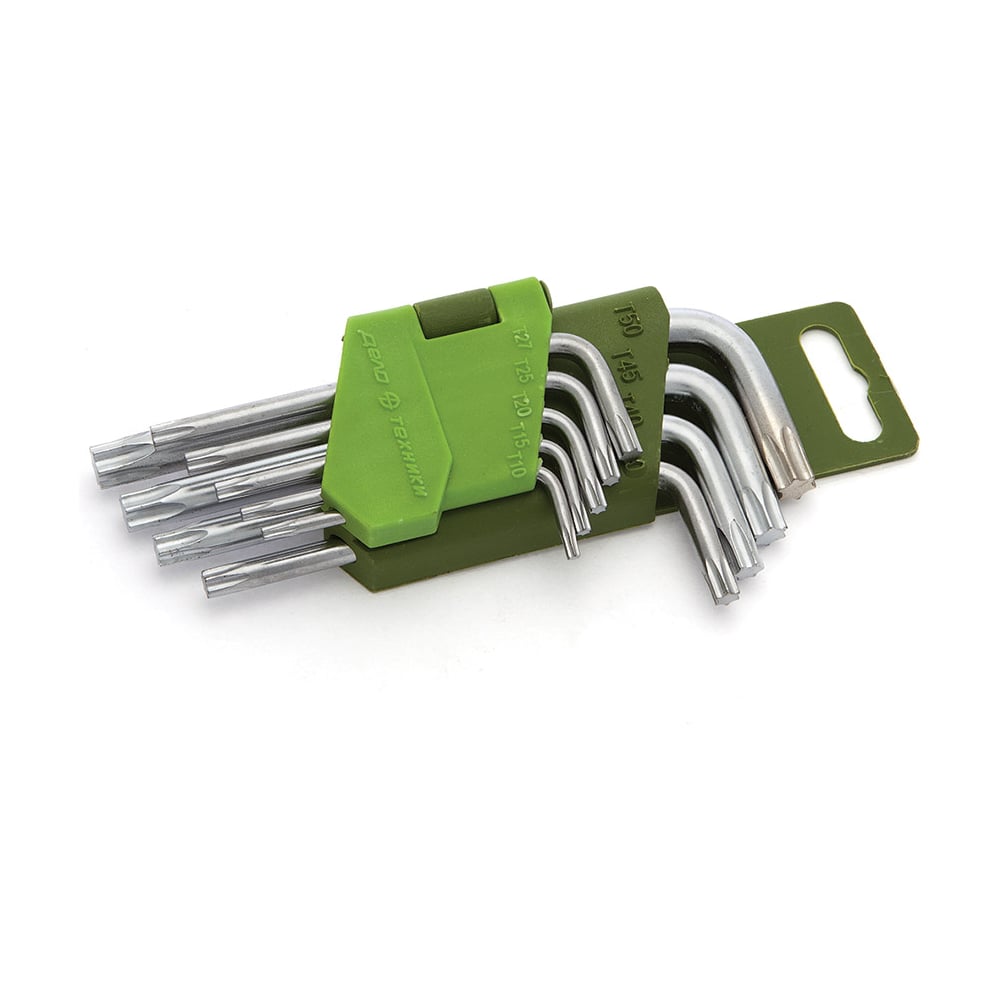 Изображение товара Набор коротких ключей TORX 9 шт Дело Техники 563090