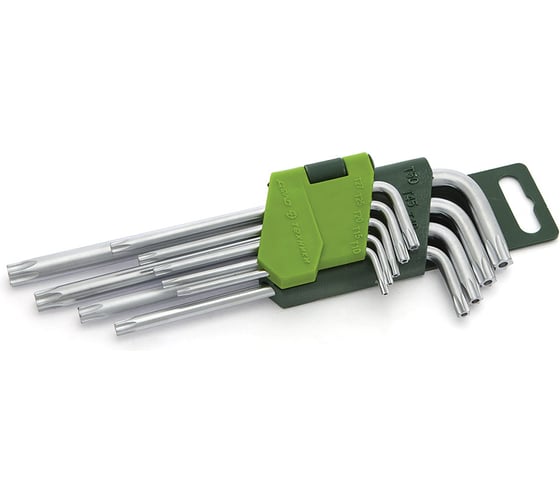 Изображение товара Набор ключей Дело Техники TORX с отверстием 9шт. 563591