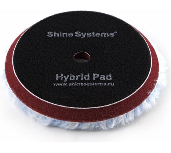 Изображение товара Гибридный полировальный круг Hybrid Pad 130 мм Shine systems SS534