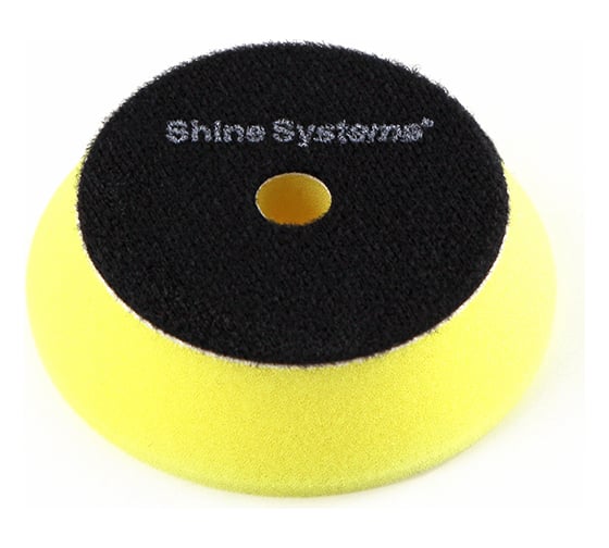 Изображение товара Полировальный круг антиголограмный DA Foam Pad Yellow 75 мм, желтый Shine systems SS563