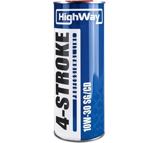 Изображение товара Масло моторное минеральное 4T 10W30 1 л HighWay 10022
