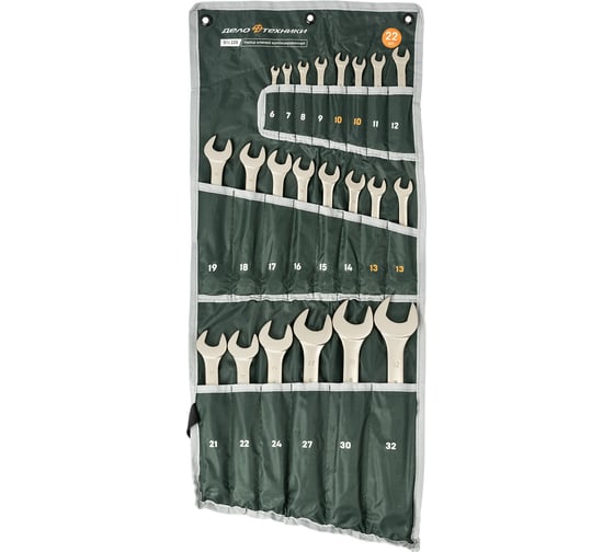 Изображение товара Набор ключей Дело Техники комбинированных 22 штуки, планшет тетрон. 511220