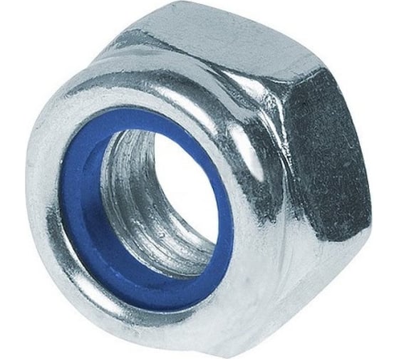 Изображение товара Гайка с контрящим кольцом Промрукав М6, DIN 985, 100 шт. PR08.3625