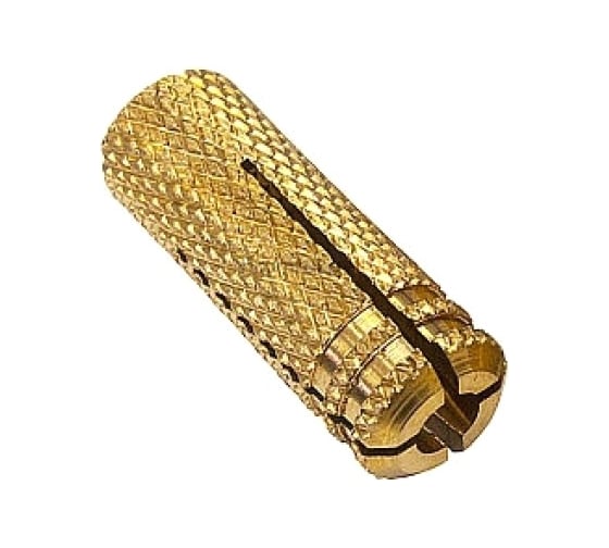 Изображение товара Латунный забивной анкер (цанга) Промрукав М8 10x30, 100 шт. PR08.2345