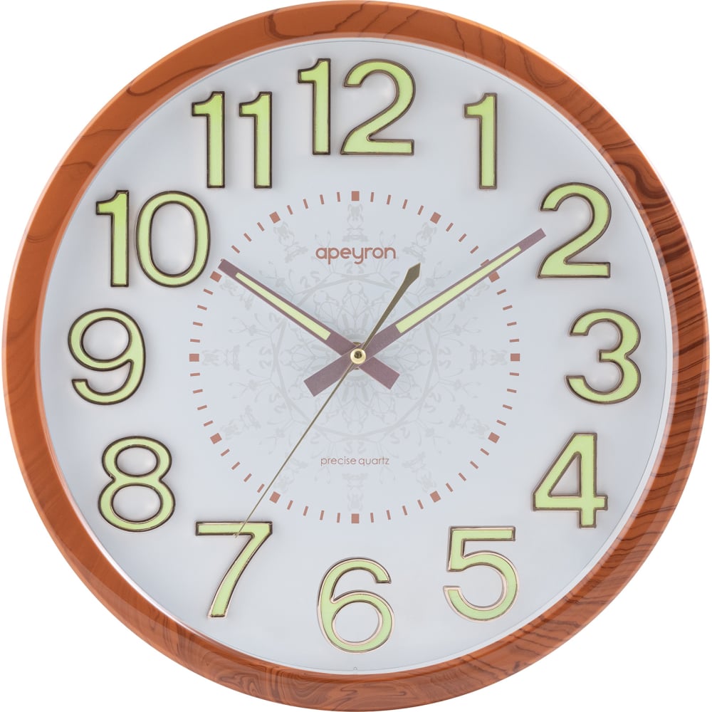 Круглые настенные бесшумные часы Apeyron смарт часы suunto vertical желтый ss050864000