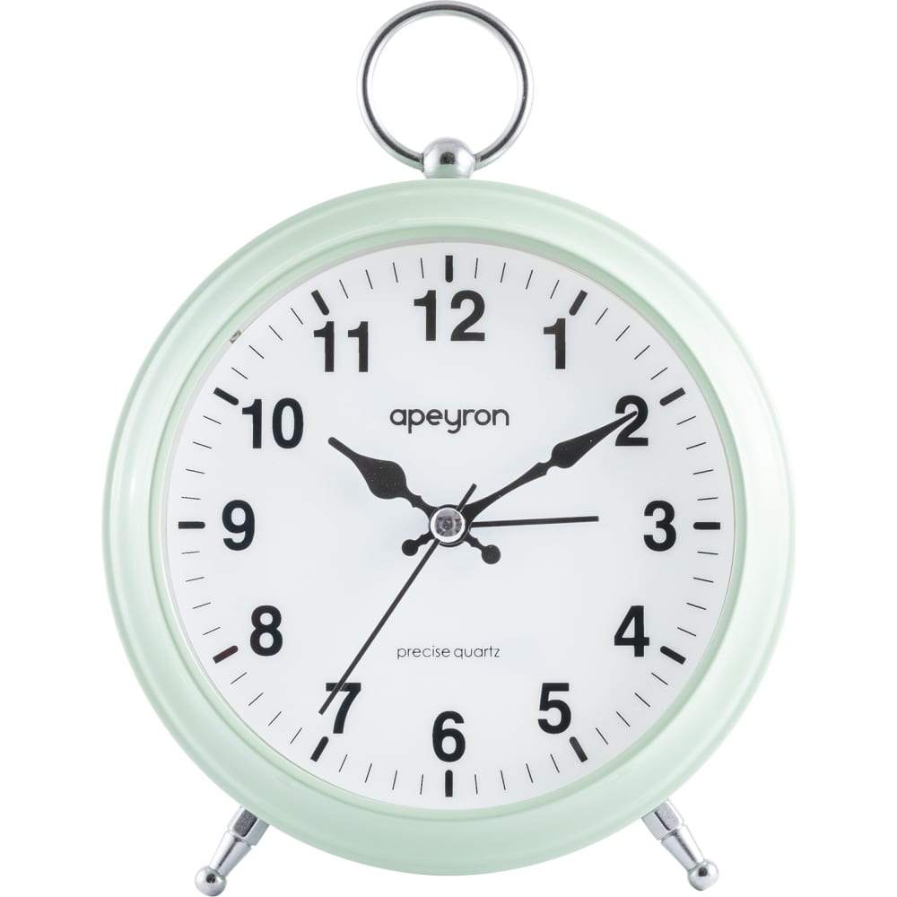 Бесшумные часы-будильник Apeyron часы будильник механические tfa
