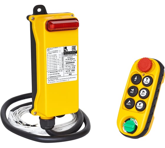 Изображение товара Промышленное радиоуправление TELECRANE A24-6D PRO 28-456В АС 4687203029074