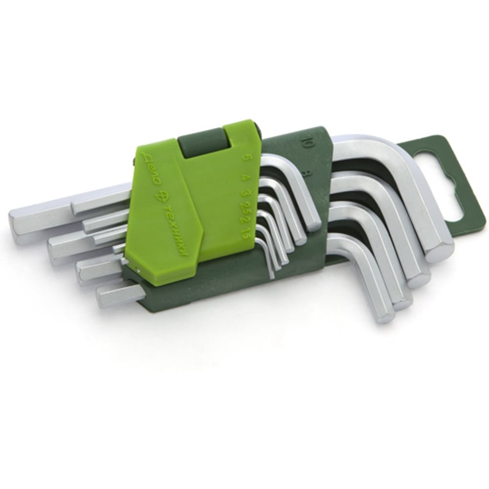 Изображение товара Набор шестигранных ключей Дело Техники, 10 шт. для профессионалов