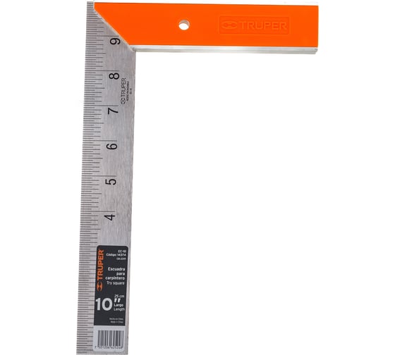 Изображение товара Измерительный угольник столяра Truper EC-10 14374
