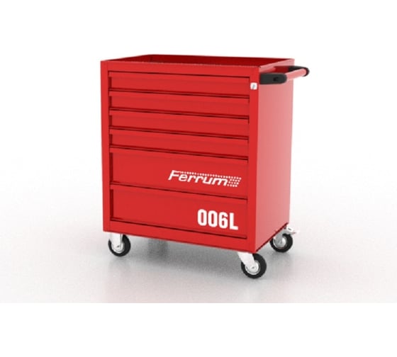 Изображение товара Тележка инструментальная FERRUM с 6 ящиками 02.006L-3000