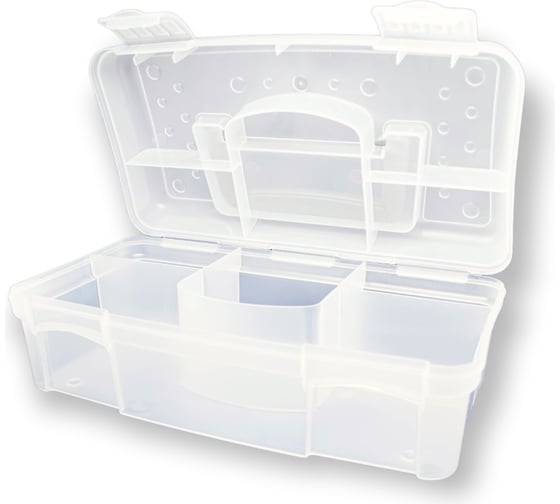 Изображение товара Ящик для крепежа JETTOOLS прозрачный, 9", 234x125x80 мм JT550424